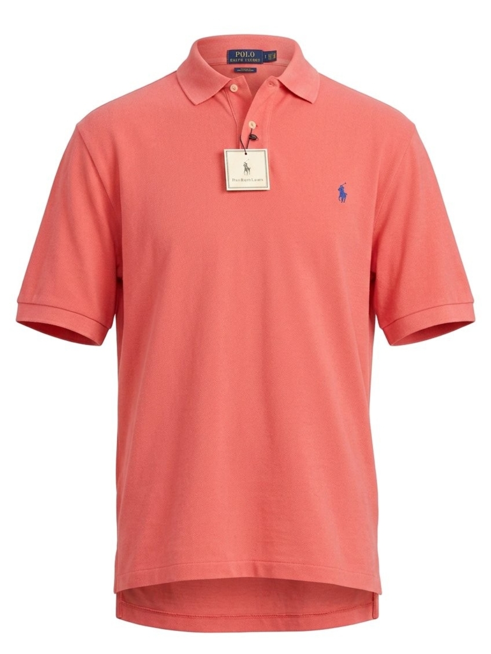 New Polo by Ralph Lauren Men’s XLT Coral Short-Sleeve Polo Golf (0977PF)